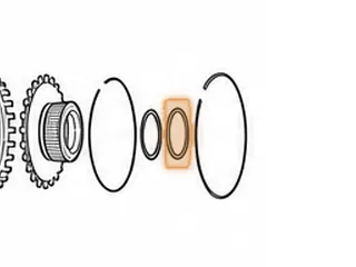 Bearing W/Race, ZF8HP45/845RE Sun Gear To P3 Planet (.157" Thick)(2.653"OD)(2.008"ID) 2012-Up — Part # 319223A