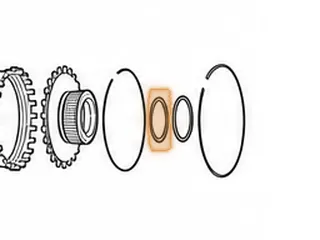 Race, ZF8HP45/845RE Sun Gear To P3 Planet (.032"Thick)(2.600"OD)(1.973"ID) 2012-Up — Part # 319222A