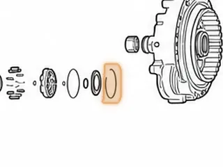 Snap Ring, ZF8HP45/845RE Holds Dished Spring To Rear Cover (.039" Thick)(2.360"OD) 2012-Up — Part # 319899A