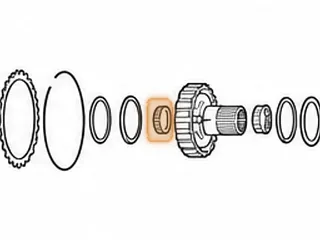 Bushing, ZF8HP45/845RE A Clutch Hub (Front)(.318" Wide)(1.300"ID) 2012-Up — Part # 319038A