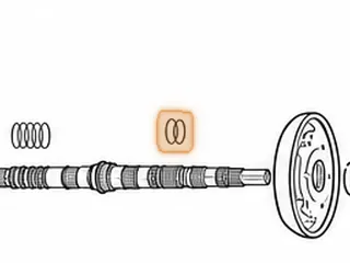 Sealing Ring, ZF8HP45/845RE Input Shaft (Front)(.076" Thick)(1.230"OD)(Teflon) 2012-Up (Also Fits #179) — Part # 319177AT
