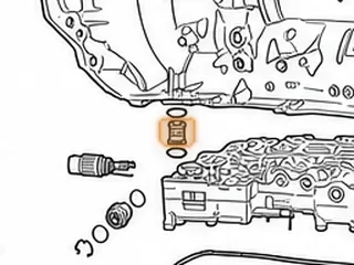Connector Tube, ZF8HP45/845RE Valve Body To Case (Aluminum)(1.055”Long) 2012-Up — Part # 319495A