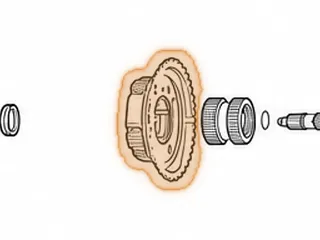 Planet, ZF8HP45/845RE P1 With Hub (4 Gear)(48 Teeth Sun Gear) 2012-Up — Part # 319582A