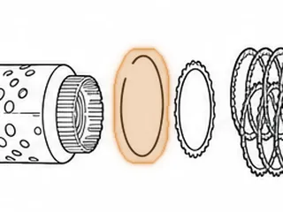 Snap Ring, ZF8HP45/845RE Holds D Clutch Pressure Plate In (.118" Thick)(6 3/8"OD) 2012-Up — Part # 319878AH