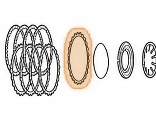 Steel, ZF8HP45/845RE D Clutch (.020")(24 Teeth)(5.046"ID)(Waved) 2012-Up — Part # 319127A