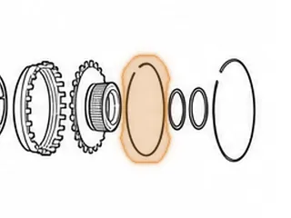 Snap Ring, ZF8HP45/845RE Holds Sun Gear To Ring Gear (.098" Thick)(5.778"OD) 2012-Up — Part # 319868A