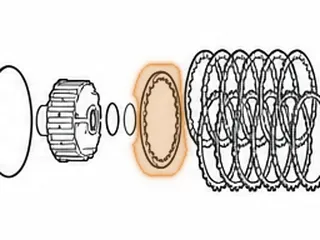 Pressure Plate, ZF8HP45/845RE E Clutch (.165")(24 Inner Teeth)(5.452"OD) 2012-Up (Also Fits #140) — Part # 319144AE