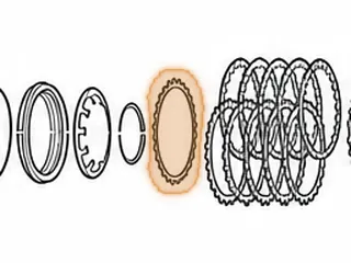 Steel, ZF8HP45/845RE A Clutch (.037")(27 Teeth)(4.410"ID)(Waved) 2012-Up — Part # 319129A