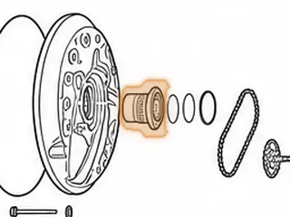 Sprocket, ZF8HP45/845RE Pump Drive (34 Teeth)(With 53 Spline Hub) 2012-Up — Part # 319526A