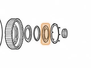 Bearing, 845RE Ring Gear To P1 Planet (Rear)(Cupped Race)(3.348"OD)(1.848"ID) 2012-Up — Part # 319238A