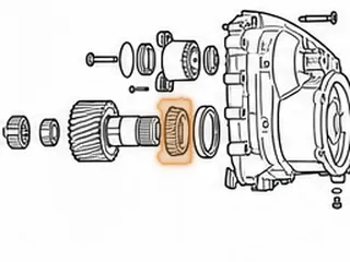 Bearing, ZF8HP55 Idler Gear To Rear Housing (Tapered)(24 Rollers)(FAG# H0909-2113-18) (F-567256TR1-DY) 2009-Up — Part # 309296A
