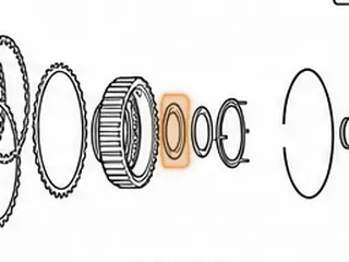 Race, ZF8HP55 Ring Gear To P1 Planet (Front)(Cupped)(3.485"OD) 2009-Up — Part # 309236A