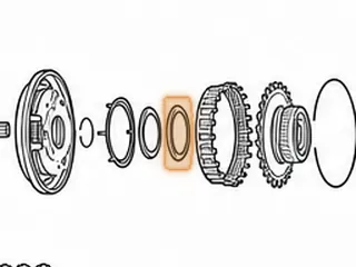Bearing W/Race, ZF8HP55 P2 Planet To Sun Gear (Rear)(Cupped)(3.510"OD)(2.275"ID) (.245"Thick) 2009-Up — Part # 309241A