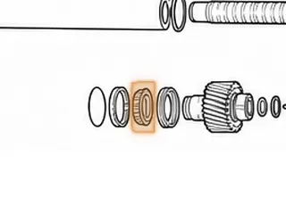 Bearing, ZF8HP55 Case To Output Gear (Tapered)(23 Rollers) 2009-Up — Part # 309279A
