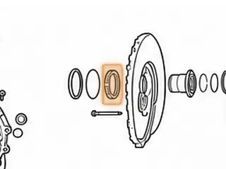 Caged Needle Bearing, ZF8HP55 Front Cover (.475"Thick)(2.350"OD)(Cast # F-560471) 2009-Up — Part # 309295A