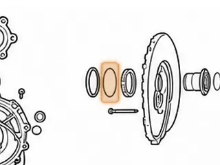 Snap Ring, ZF8HP55 Holds Bearing In Pump Cover (2.485"OD)(.056"Thick) 2009-Up — Part # 309898A