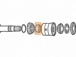 Crush Sleeve, ZF8HP55 Pinion (1.890"OD)(1.635"ID)(1.633"Thick) 2009-Up — Part # 309696A