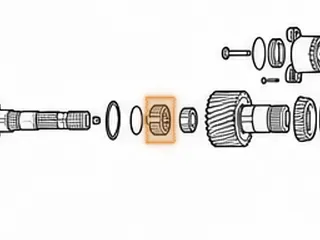 Needle Bearing, ZF8HP55 Idler Gear (Inner)(Rear)(1.535"OD)(.810"Wide) 2009-Up — Part # 309298B