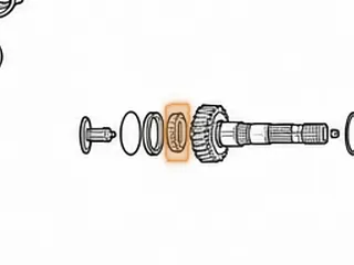 Cone Bearing, ZF8HP55 Idler To Case (19 Rollers) 2009-Up (FAG# F-567255-TR1-DZ) — Part # 309283A