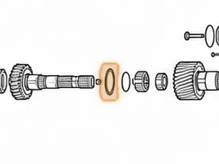 Bearing W/Race, ZF8HP55 Between Idler & Drive Gear (2.545"OD)(1.715"ID)(.149"Thick) 2009-Up — Part # 309280A