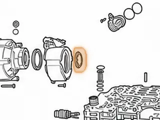 Dust Boot, ZF8HP55 (Rear Seal)(Plastic)(2.215"OD)(1.390"ID)(.385"Thick)(8 Notches) 2009-Up — Part # 309489A
