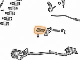 Park Pawl Assembly, ZF8HP55 (Internal)(6 Pieces) 2009-Up — Part # 309995A