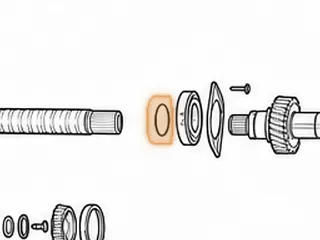 Snap Ring, ZF8HP55 Holds Ball Bearing On Driven Gear (.118"Thick)(2 Eyelets)(2.085"OD) 2009-Up — Part # 309887A