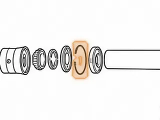 Snap Ring, ZF8HP55 Holds Race Assembly To Bell (3.867"OD)(.154"Thick)(2 Eyelets) 2009-Up — Part # 309894A