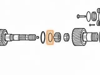 Snap Ring, ZF8HP55 Holds Front Bearing In Drive Gear (1.950"OD)(.058"Thick)(.090"Wide) 2009-Up — Part # 309886A