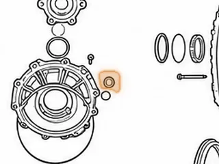 Drain Plug, ZF8HP55 Pan (5mm Hex)(.535"Long)(.865"OD Head) 2009-Up — Part # 309494B