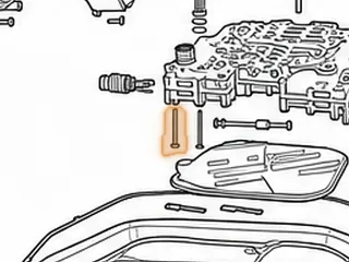 Bolt Set, ZF8HP55 Holds Valve Body To Case (14 Pieces)(T40) 2009-Up (2.510" Long) — Part # 309782AK