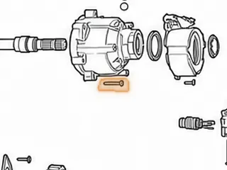 Bolt Set, ZF8HP55 Extension Housing To Rear Housing (6 Pieces)(T40)(Aluminum)(1.985"Long) 2009-Up — Part # 309780A