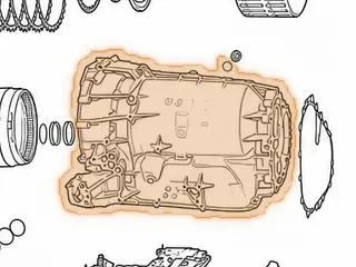 Case, ZF8HP55 (15 Bolts To Bell Housing)(12 Pan Bolts)(15 Bolts To Extension Housing) 2009-Up — Part # 309760A