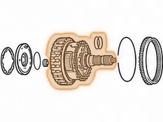 Planet, ZF8HP55 P4 W/Output Shaft (3 Gear)(9 1/2"Long) (Bolt On Gear) 2009-Up — Part # 309586A