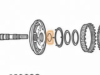 Snap Ring, ZF8HP55 Holds Input Shaft To P2 Planet (.071"Thick)(1.860"OD) 2009-Up — Part # 309880A