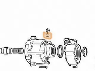 O-Ring, ZF8HP55 Drain Plug To Pan (.760"OD)(.068"Thick) 2009-Up — Part # 309387B