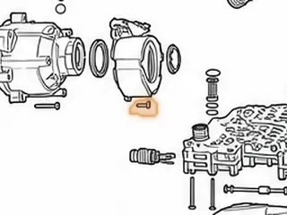 Bolt Set, ZF8HP55 Vibration Damper To Tail Housing (Steel)(T40)(1.025"Long)(3 Pieces) 2009-Up — Part # 309788AK