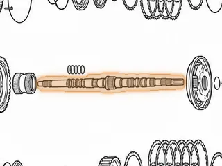 Input Shaft, ZF8HP55 (20 1/2" Long)(32 Converter Splines) 2009-Up — Part # 309670A