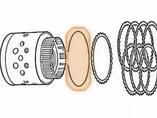 Snap Ring, ZF8HP55 Holds D Clutch Pressure Plate In (Selective)(7 3/8"OD) 2009-Up — Part # 309878A