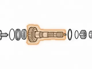 Gear, ZF8HP55 Idler W/Shaft (29 Teeth)(8 1/2"Long)(38 Spline) 2009-Up — Part # 309714A