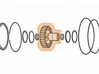 Hub, ZF8HP55 A Clutch (32 Clutch Splines)(3.155"Tall)(4.740"OD) 2009-Up — Part # 309674A
