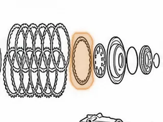 Steel, ZF8HP55 C Clutch (.015") (24 Inner Teeth)(6.360"OD) 2009-Up — Part # 309121A