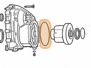 O-Ring, ZF8HP55 Rear Cover To Rear Housing (5.565"OD)(.120"Thick) 2009-Up — Part # 309348A