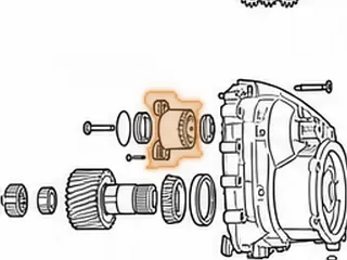 Pump Housing, ZF8HP55 (Rear)(Aluminum)(4 Bolt)(Cast #1084437020) 2009-Up — Part # 309509A