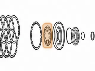 Spring, ZF8HP55 E Clutch Piston Return (.070"Thick)(4.510"OD)(8 Lugs) 2009-Up — Part # 309972A