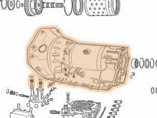 Case, ZF8HP70 (9 & 3 O’clock Starters)(4 Threaded Bosses On Driver Side)(2 Threaded Bosses On Pass. Side)(Non HIS)… — Part # 329760A