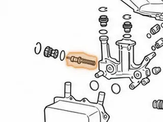Thermo Element, ZF8HP70 (Brass)(With 2 Springs)(3.045”Long) 2009-Up — Part # 329765A-5