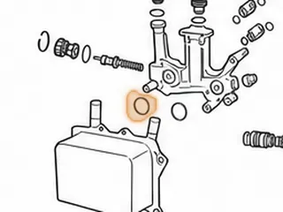 O-Ring, ZF8HP70 External Cooler Bracket To Case (On Transfer Tube)(.680”OD)(.105”Thick) 2009-Up — Part # 329379A