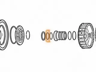 O-Ring, ZF8HP70 C Clutch Outer Hub To Input Shaft (Front)(1.775”OD)(.105”Thick) 2009-Up — Part # 329356AB
