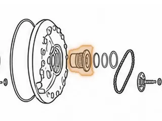 Sprocket, ZF8HP70 Pump Drive (2.019”Long W/O #s 699/ 202 & 203 Stacked On It) 2009-Up — Part # 329526A